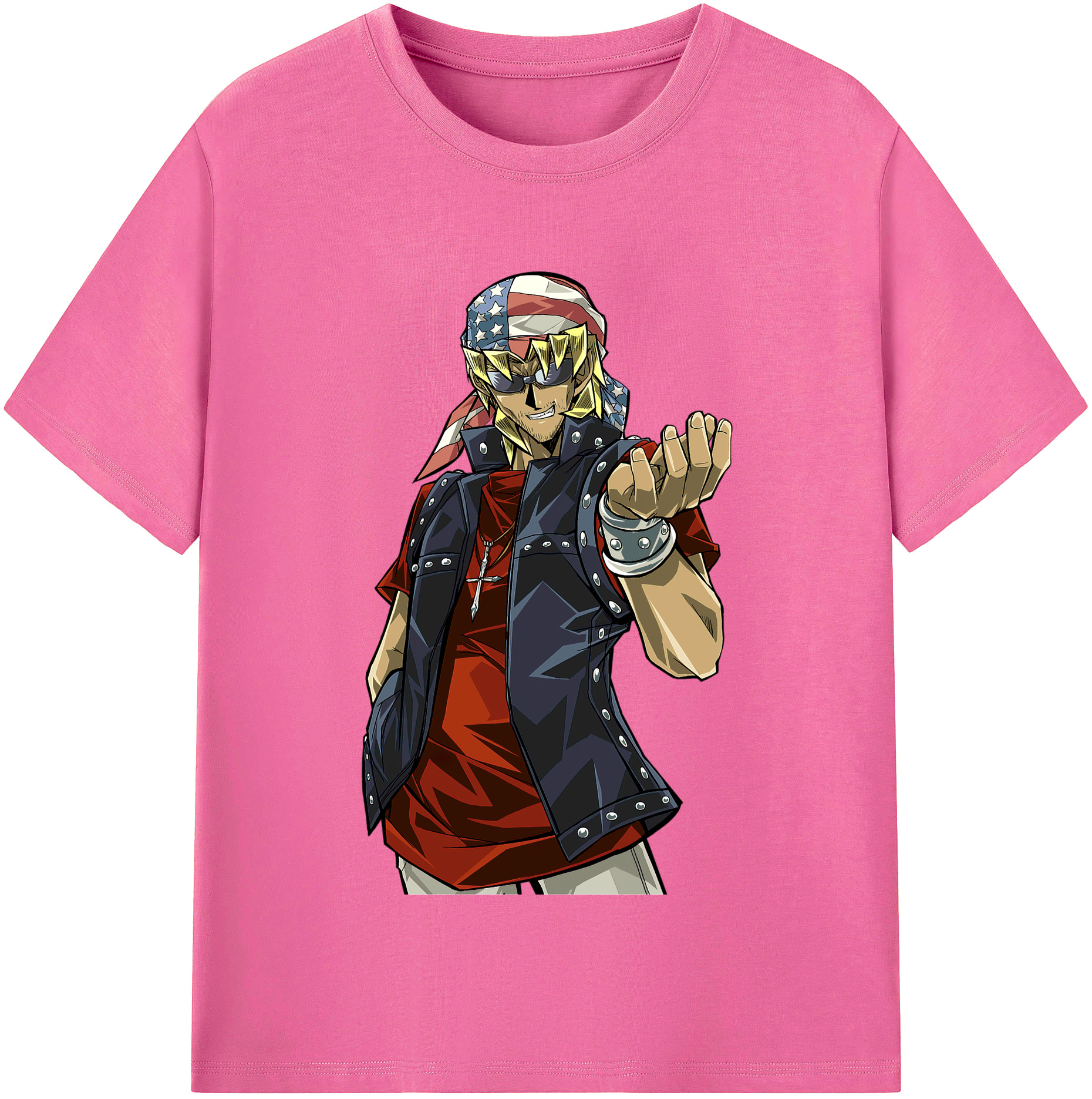 （画像用） 遊☆戯☆王 Yu-Gi-Oh! レディースカジュアルプリントTシャツ（綿100％）